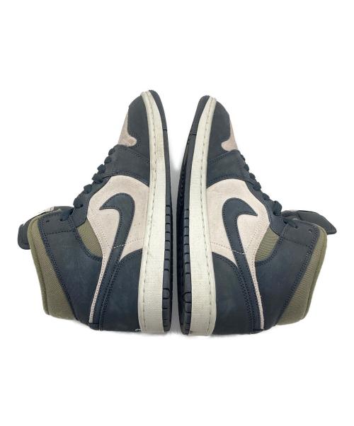 NIKE（ナイキ）NIKE (ナイキ) Air Jordan 1 Mid SE エアジョーダン ブラック×カーキ サイズ:US8の古着・服飾アイテム