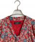 LAUREN RALPH LAUREN (ローレン ラルフ ローレン) 花柄ノースリーブブラウス　フラワープリント レッド サイズ:XS：4000円