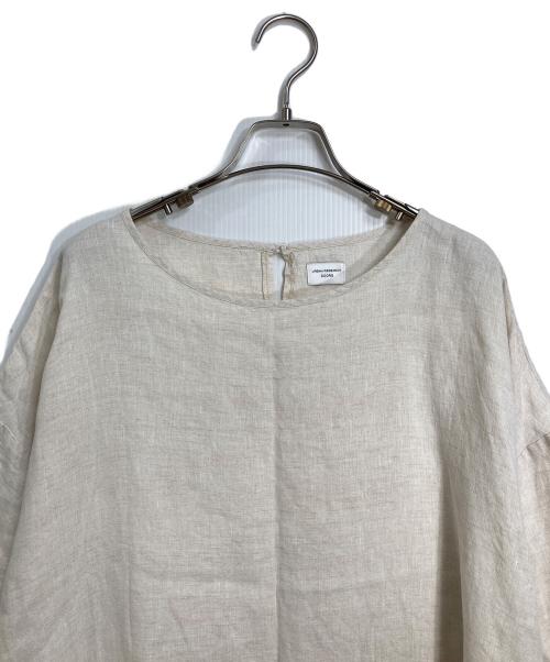 URBAN RESEARCH DOORS（アーバンリサーチドアーズ）URBAN RESEARCH DOORS (アーバンリサーチドアーズ) リネンサイド釦スリットワンピース アイボリー サイズ:Mの古着・服飾アイテム