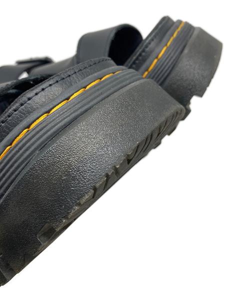 Dr.Martens（ドクターマーチン）Dr.Martens (ドクターマーチン) mattison スライドサンダル　厚底 ブラック サイズ:UK5の古着・服飾アイテム