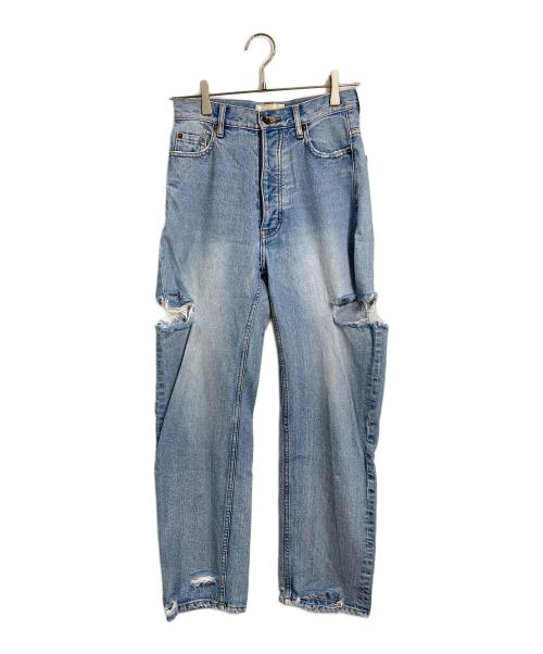 Sea Room lynn（シールームリン）Sea Room Lynn (シールームリン) サイドカットデニムパンツ ブルー サイズ:23の古着・服飾アイテム