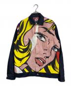 JUNYA WATANABE MAN×LEVI'Sジュンヤワタナベマン×リーバイス）の古着「Roy Lichtenstain プリントデニムジャケット」｜インディゴ