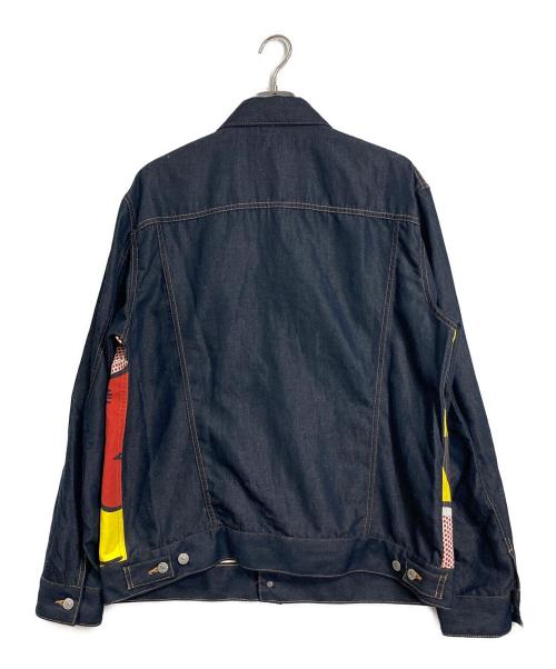 JUNYA WATANABE MAN（ジュンヤワタナベマン）JUNYA WATANABE MAN (ジュンヤワタナベマン) LEVI'S (リーバイス) Roy Lichtenstain プリントデニムジャケット インディゴ サイズ:Mの古着・服飾アイテム