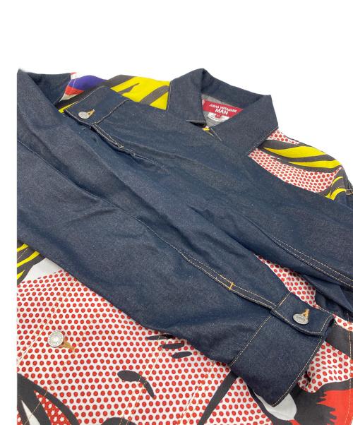 JUNYA WATANABE MAN（ジュンヤワタナベマン）JUNYA WATANABE MAN (ジュンヤワタナベマン) LEVI'S (リーバイス) Roy Lichtenstain プリントデニムジャケット インディゴ サイズ:Mの古着・服飾アイテム