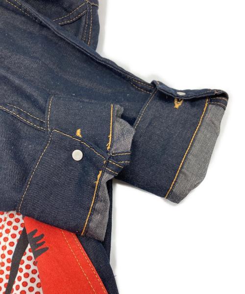 JUNYA WATANABE MAN（ジュンヤワタナベマン）JUNYA WATANABE MAN (ジュンヤワタナベマン) LEVI'S (リーバイス) Roy Lichtenstain プリントデニムジャケット インディゴ サイズ:Mの古着・服飾アイテム