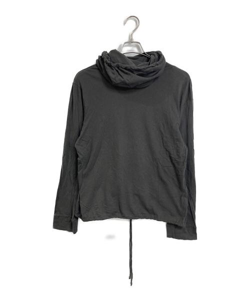 ANN DEMEULEMEESTER（アンドゥムルメステール）ANN DEMEULEMEESTER (アンドゥムルメステール) 変形カットソーパーカー カーキ サイズ:Mの古着・服飾アイテム