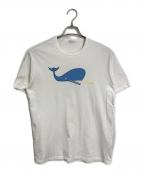 JIL SANDERジルサンダー）の古着「クジラプリントTシャツ　半袖カットソー　Tシャツ　Tee  イタリア製」｜ホワイト