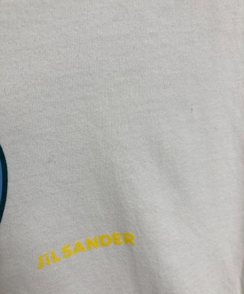JIL SANDER（ジルサンダー）JIL SANDER (ジルサンダー) クジラプリントTシャツ　半袖カットソー　Tシャツ　Tee  イタリア製 ホワイト サイズ:Mの古着・服飾アイテム