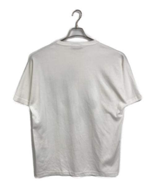 SHAUN SAMSON（ショーンサムソン）SHAUN SAMSON (ショーンサムソン) 猫プリントTシャツ　S/Sカットソー　半袖カットソー　Tee  米国製　コムデギャルソン取扱 ホワイト サイズ:Sの古着・服飾アイテム