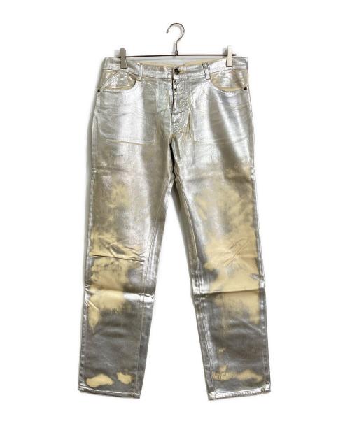 Maison Margiela（メゾンマルジェラ）Maison Margiela (メゾンマルジェラ) コーティングパンツ シルバー サイズ:50の古着・服飾アイテム