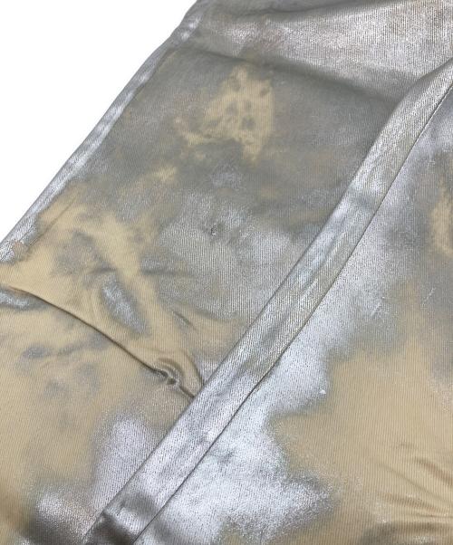 Maison Margiela（メゾンマルジェラ）Maison Margiela (メゾンマルジェラ) コーティングパンツ シルバー サイズ:50の古着・服飾アイテム