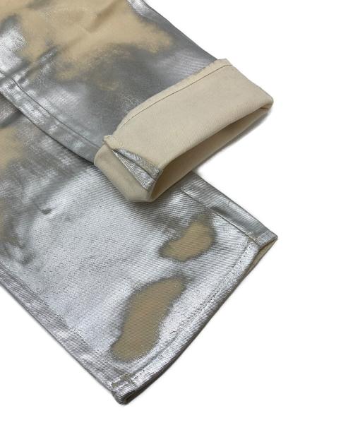 Maison Margiela（メゾンマルジェラ）Maison Margiela (メゾンマルジェラ) コーティングパンツ シルバー サイズ:50の古着・服飾アイテム