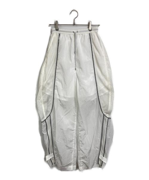 MAISON SPECIAL（メゾンスペシャル）MAISON SPECIAL (メゾンスペシャル) Mesh Sporty Balloon Pants  メッシュスポーティーバルーンパンツ ホワイト サイズ:38の古着・服飾アイテム