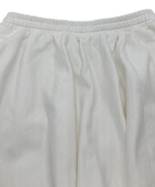 MAISON SPECIAL（メゾンスペシャル）MAISON SPECIAL (メゾンスペシャル) Flared Skirt Layered Sweatpants フレアスカートレイヤード　スウェットパンツ ホワイト サイズ:38の古着・服飾アイテム