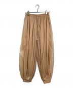 MAISON SPECIALメゾンスペシャル）の古着「Sheer Nylon Balloon Pants  シアーナイロンバルーンパンツ　」｜ベージュ
