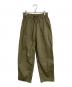 JOURNAL STANDARD relume（ジャーナルスタンダード レリューム）の古着「26SS ギャザーワイドベイカー」｜カーキ