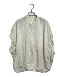 JOURNAL STANDARD relume（ジャーナルスタンダード レリューム）の古着「26SS N/Rダブルストライプブラウス」｜ベージュ