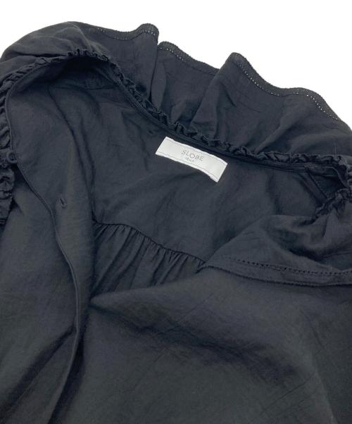SLOBE IENA（スローブ イエナ）SLOBE IENA (スローブ イエナ) ラッフルブラウス ブラック サイズ:FREEの古着・服飾アイテム