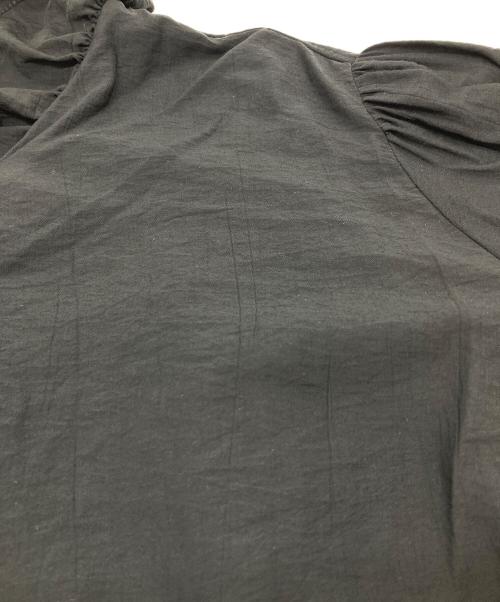 SLOBE IENA（スローブ イエナ）SLOBE IENA (スローブ イエナ) ラッフルブラウス ブラック サイズ:FREEの古着・服飾アイテム