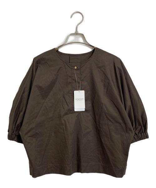 IENA（イエナ）IENA (イエナ) タフタギャザードルマンブラウス ブラウン サイズ:FREE 未使用品の古着・服飾アイテム