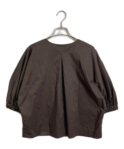 IENA（イエナ）IENA (イエナ) タフタギャザードルマンブラウス ブラウン サイズ:FREE 未使用品の古着・服飾アイテム