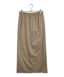 JOURNAL STANDARD（ジャーナルスタンダード）の古着「フィブリルキュプラジャージーマキシスカート」｜ベージュ
