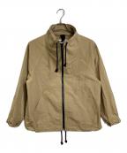 MHLエムエイチエル）の古着「26SS WASHED SLUB COTTON TWILL BLOUSON  ウォッシュド スラブ コットン ツイル ブルゾン アウター　ライトアウター　日本製」｜ベージュ