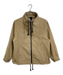 MHL（エムエイチエル）の古着「26SS WASHED SLUB COTTON TWILL BLOUSON  ウォッシュド スラブ コットン ツイル ブルゾン アウター　ライトアウター　日本製」｜ベージュ