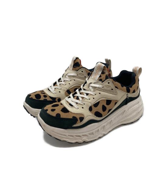 UGG（アグ）UGG (アグ) ATMOS (アトモス) Cheetah Print スニーカー ベージュ×ブラック サイズ:US7の古着・服飾アイテム