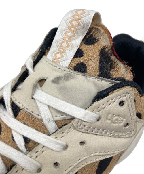 UGG（アグ）UGG (アグ) ATMOS (アトモス) Cheetah Print スニーカー ベージュ×ブラック サイズ:US7の古着・服飾アイテム