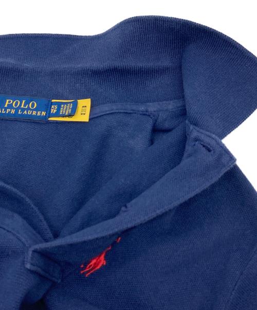 POLO RALPH LAUREN（ポロ・ラルフローレン）POLO RALPH LAUREN (ポロ・ラルフローレン) ポロシャツワンピース　ロングワンピース　ポニー刺繍 ネイビー サイズ:XSの古着・服飾アイテム