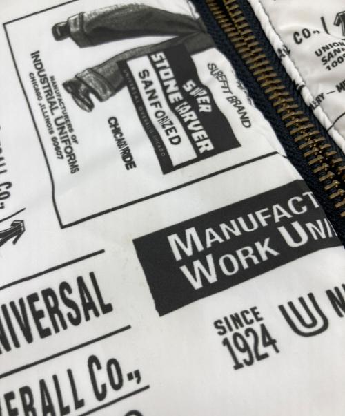 AVIREX（アヴィレックス）AVIREX (アヴィレックス) UNIVERSAL OVERALL (ユニバーサルオーバーオール) WORK VEST 中綿リバーシブルベスト ネイビー サイズ:Mの古着・服飾アイテム