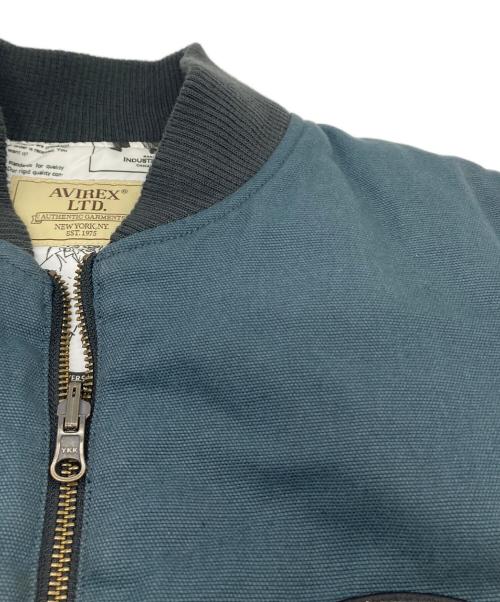 AVIREX（アヴィレックス）AVIREX (アヴィレックス) UNIVERSAL OVERALL (ユニバーサルオーバーオール) WORK VEST 中綿リバーシブルベスト ネイビー サイズ:Mの古着・服飾アイテム