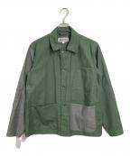 Engineered Garments WORK DAYエンジニアードガーメンツ ワークデイ）の古着「ピケカバーオール　アウター　ライトアウター　USA製」｜グリーン