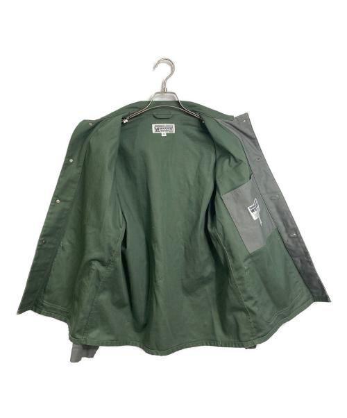 Engineered Garments WORK DAY（エンジニアードガーメンツ ワークデイ）Engineered Garments WORK DAY (エンジニアードガーメンツ ワークデイ) ピケカバーオール　アウター　ライトアウター　USA製 グリーン サイズ:Sの古着・服飾アイテム