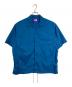THE NORTHFACE PURPLELABEL（ザ・ノースフェイス パープルレーベル）の古着「Nylon Taffeta Field S/S Shirt　ナイロン タフタ フィールド ショートスリーブ シャツ　半袖シャツ　アウター　ライトアウター　スポーツ　アウトドア」｜ブルー