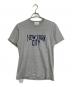 TAKAHIROMIYASHITA TheSoloIst.（タカヒロミヤシタ ザソロイスト）の古着「NEW YORK CITY プリント ポケットTシャツ　半袖カットソー　Tシャツ　Tee  USA製」｜グレー