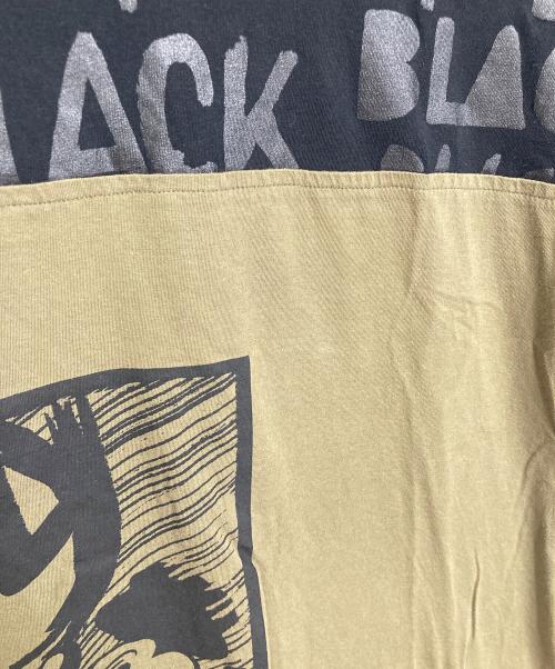 BLACK COMME des GARCONS（ブラックコムデギャルソン）BLACK COMME des GARCONS (ブラックコムデギャルソン) Disney (ディズニー) 半袖カットソー　プリントカットソー　Tシャツ　Tee  ミッキー　日本製 ブラック サイズ:XLの古着・服飾アイテム