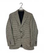 MACKINTOSH PHILOSOPHYマッキントッシュ フィロソフィー）の古着「ウール格子柄ジャケット」｜ブラック×ベージュ