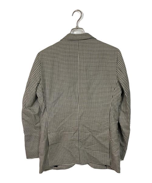 MACKINTOSH PHILOSOPHY（マッキントッシュ フィロソフィー）MACKINTOSH PHILOSOPHY (マッキントッシュ フィロソフィー) ウール格子柄ジャケット ブラック×ベージュ サイズ:38Rの古着・服飾アイテム