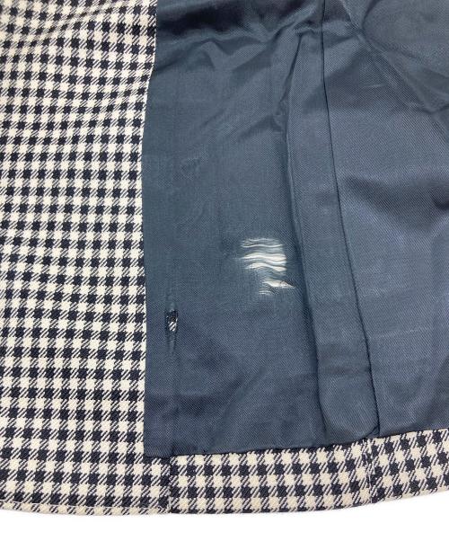 MACKINTOSH PHILOSOPHY（マッキントッシュ フィロソフィー）MACKINTOSH PHILOSOPHY (マッキントッシュ フィロソフィー) ウール格子柄ジャケット ブラック×ベージュ サイズ:38Rの古着・服飾アイテム