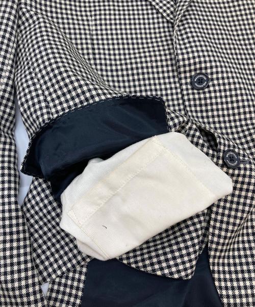 MACKINTOSH PHILOSOPHY（マッキントッシュ フィロソフィー）MACKINTOSH PHILOSOPHY (マッキントッシュ フィロソフィー) ウール格子柄ジャケット ブラック×ベージュ サイズ:38Rの古着・服飾アイテム