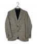 MACKINTOSH PHILOSOPHY（マッキントッシュ フィロソフィー）の古着「ウール格子柄ジャケット」｜ブラック×ベージュ