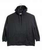 Graphpaperグラフペーパー）の古着「Compact Terry Hoodie  コンパクトテリーフーディー  パーカー　日本製」｜ブラック
