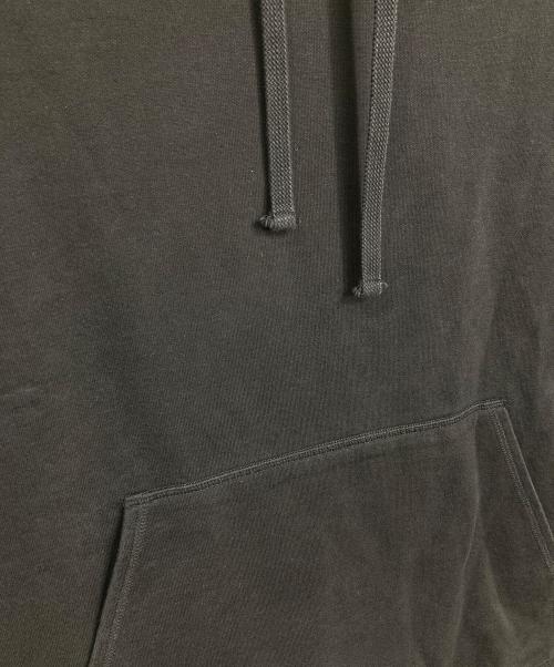 Graphpaper（グラフペーパー）Graphpaper (グラフペーパー) Compact Terry Hoodie  コンパクトテリーフーディー  パーカー　日本製 ブラック サイズ:実寸参照の古着・服飾アイテム
