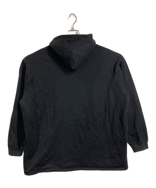 Graphpaper（グラフペーパー）Graphpaper (グラフペーパー) Compact Terry Hoodie  コンパクトテリーフーディー  パーカー　日本製 ブラック サイズ:実寸参照の古着・服飾アイテム