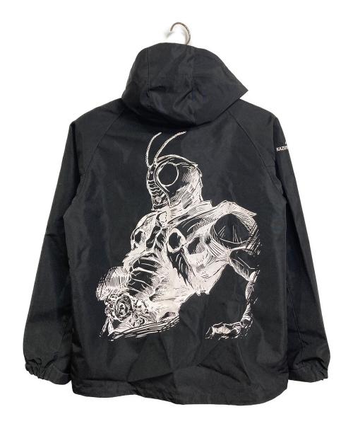 BEAMS（ビームス）BEAMS (ビームス) Kamen Rider BLACK SUN SHELL PARKA  シェルパーカー　仮面ライダー　ブラックサン　アウター　ライトアウター ブラック サイズ:Mの古着・服飾アイテム