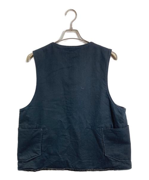 Engineered Garments（エンジニアド ガーメンツ）Engineered Garments (エンジニアド ガーメンツ) リバーシブルベスト　アウター　ライトアウター　USA製 ブラック サイズ:Mの古着・服飾アイテム