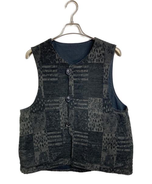 Engineered Garments（エンジニアド ガーメンツ）Engineered Garments (エンジニアド ガーメンツ) リバーシブルベスト　アウター　ライトアウター　USA製 ブラック サイズ:Mの古着・服飾アイテム