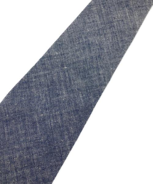 RRL（ダブルアールエル）RRL (ダブルアールエル) ネクタイ　イタリア製 ブルー サイズ:実寸参照の古着・服飾アイテム